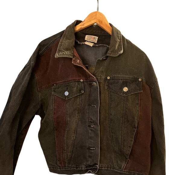 Stefanel Multicolor Denim Jacket - Picture 1 of 2